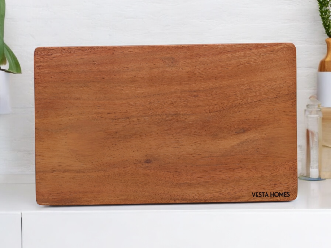 Aiden Large and Thick Single Block Acacia Wood Chopping Board