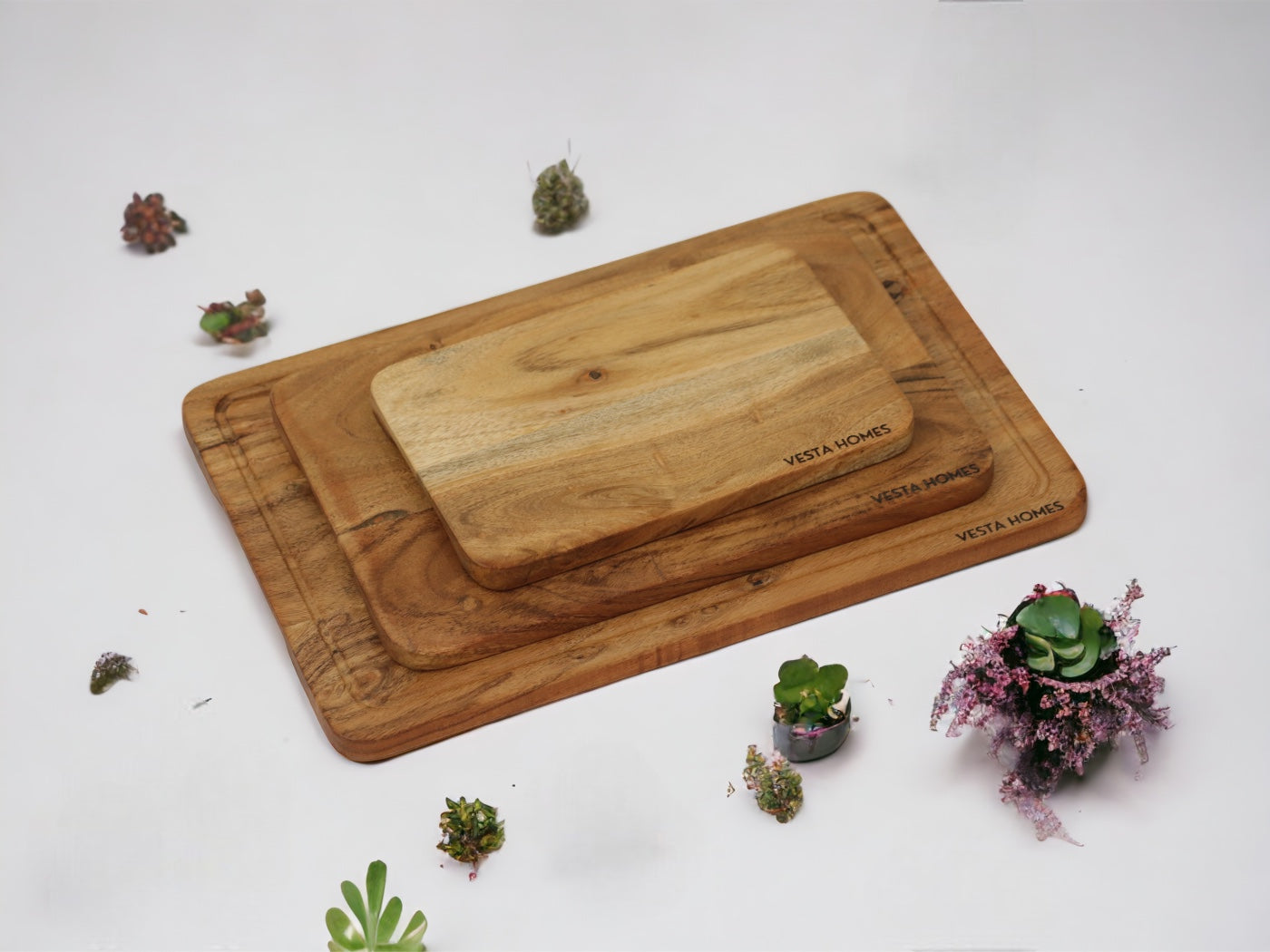 Loki set of 3 Acacia Chopping Board