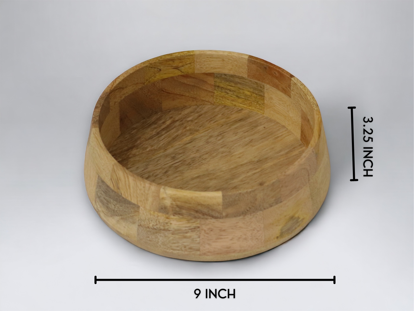 Thalia Wooden Serving Bowl