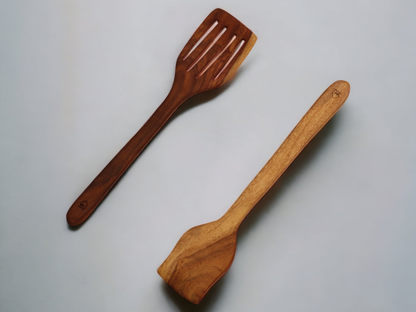 Neem Wood Kitchen Cooking Spoons Set of 2