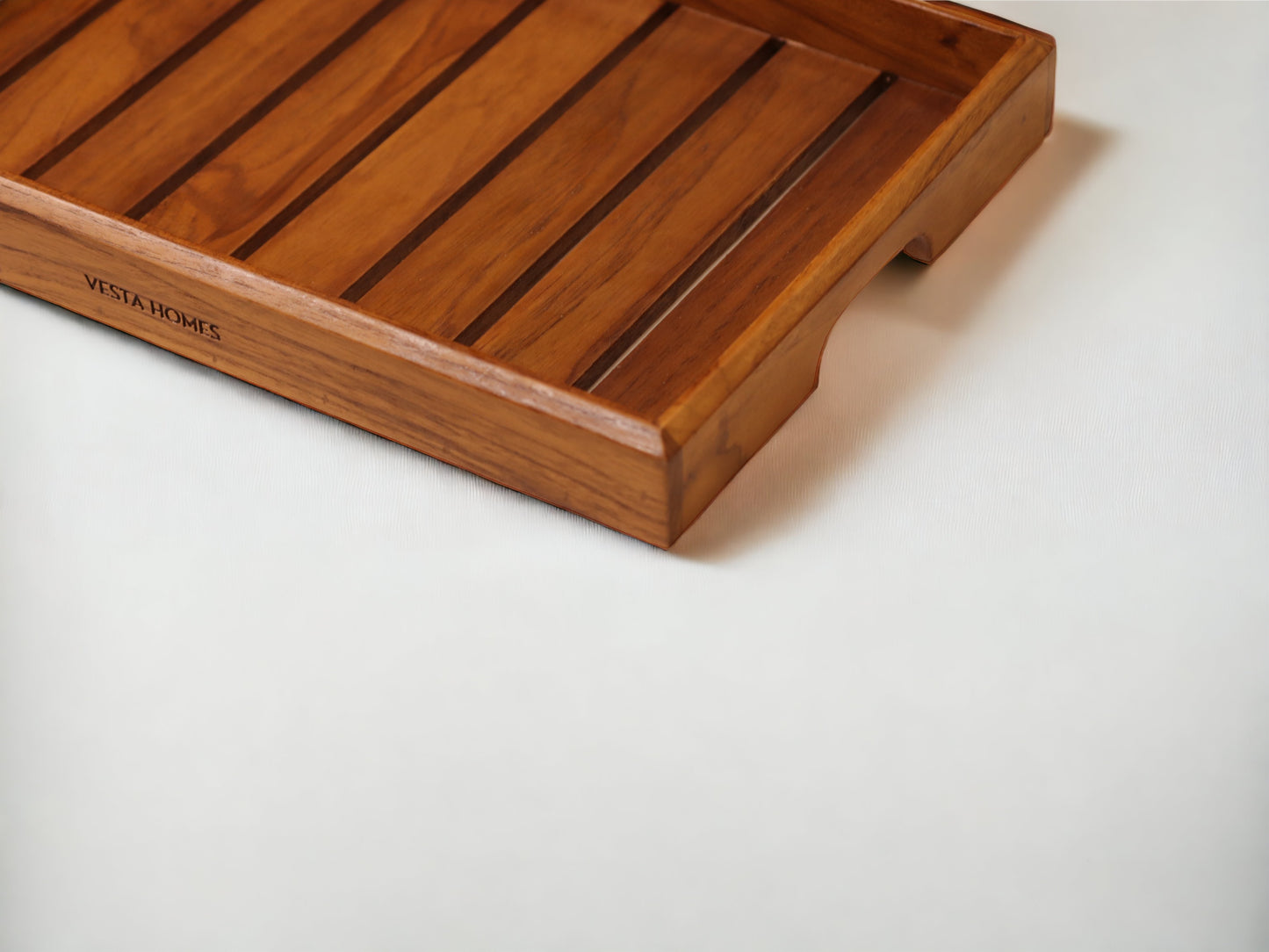 Rivika Medium Teak Wood Tray