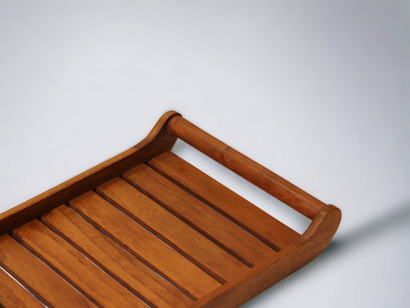 Romper Large Teak Wood Tray