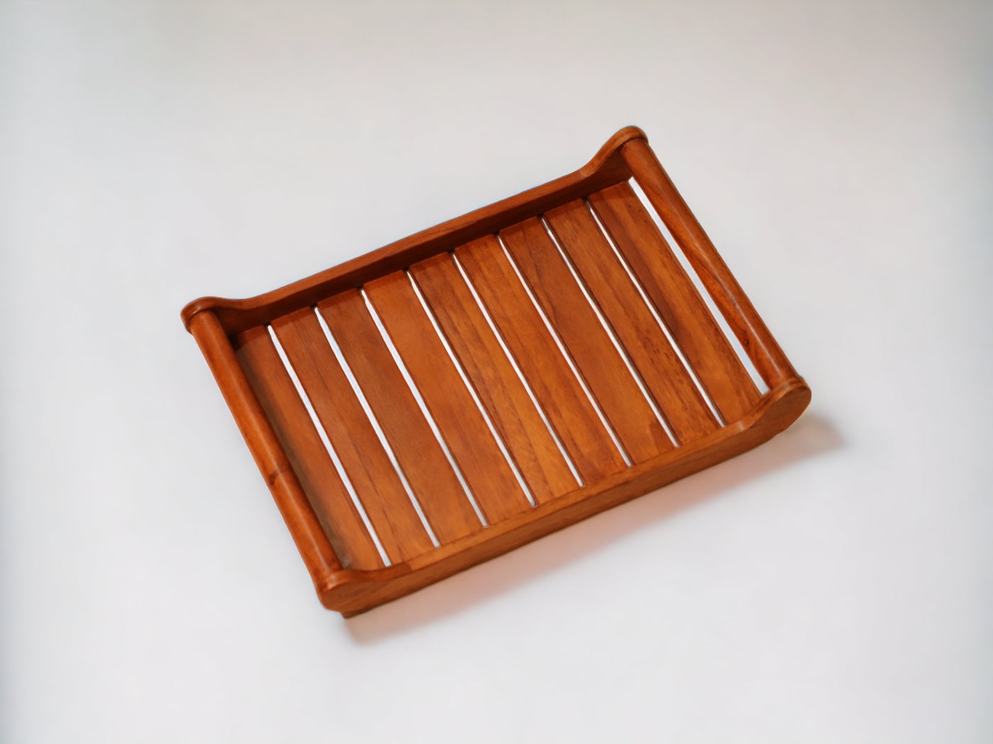 Romper Large Teak Wood Tray