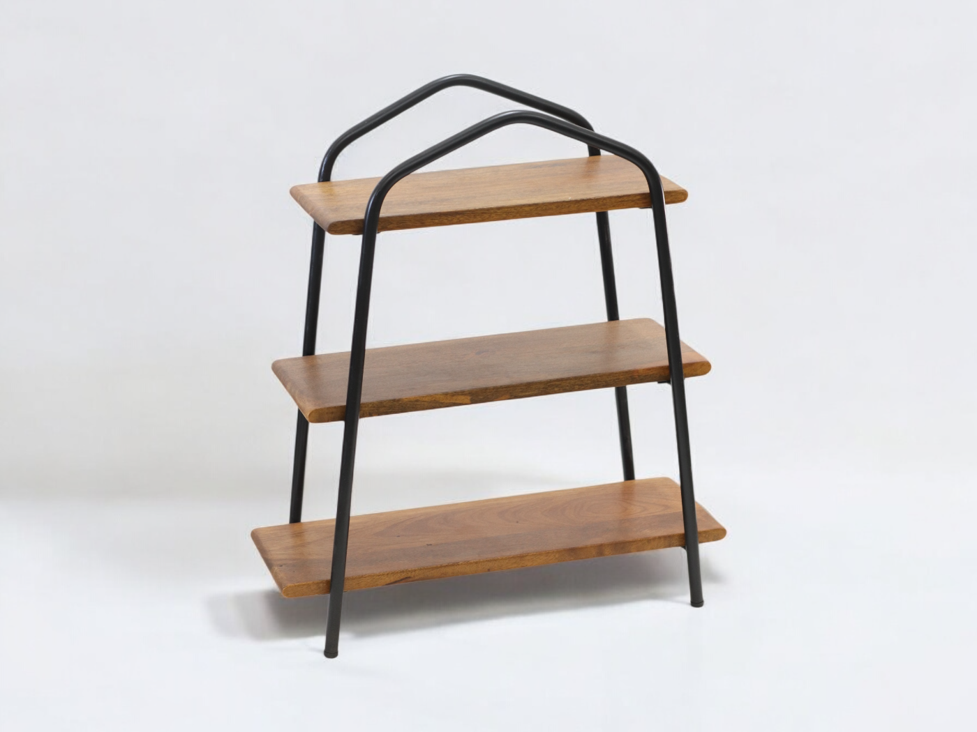 Canton Wooden and Iron 3 Tier Shelve