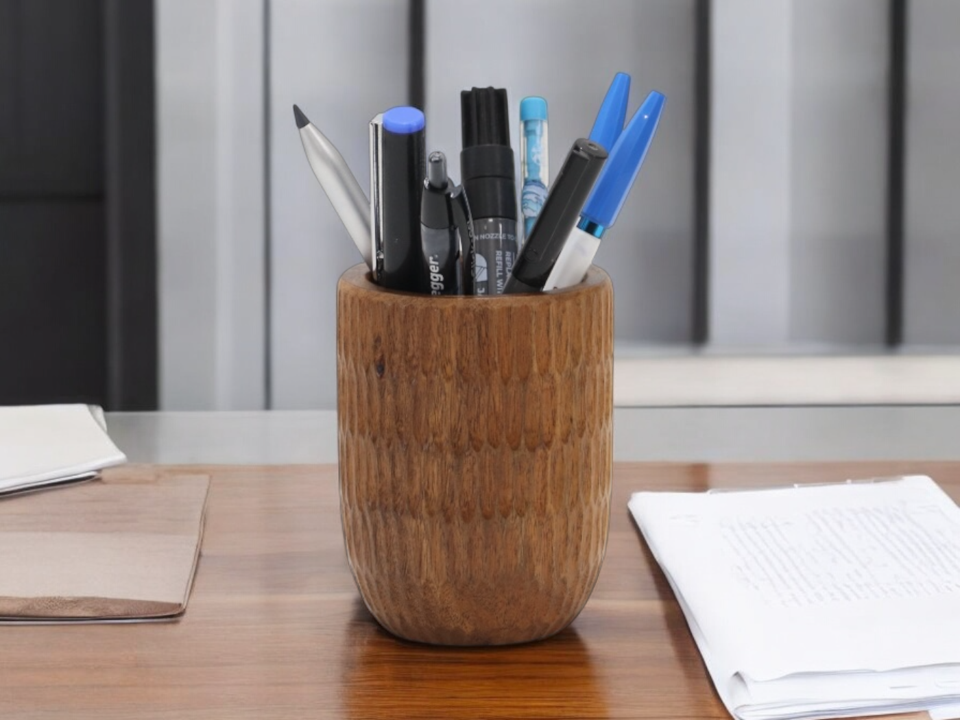Oscar Multipurpose Wooden Cutlery Holder