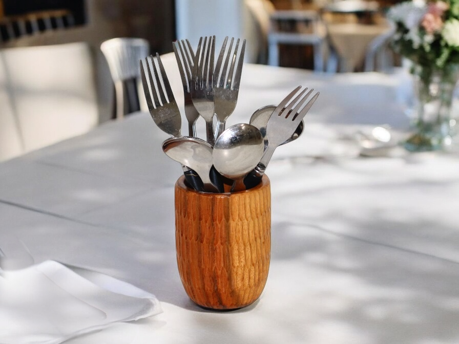 Oscar Multipurpose Wooden Cutlery Holder
