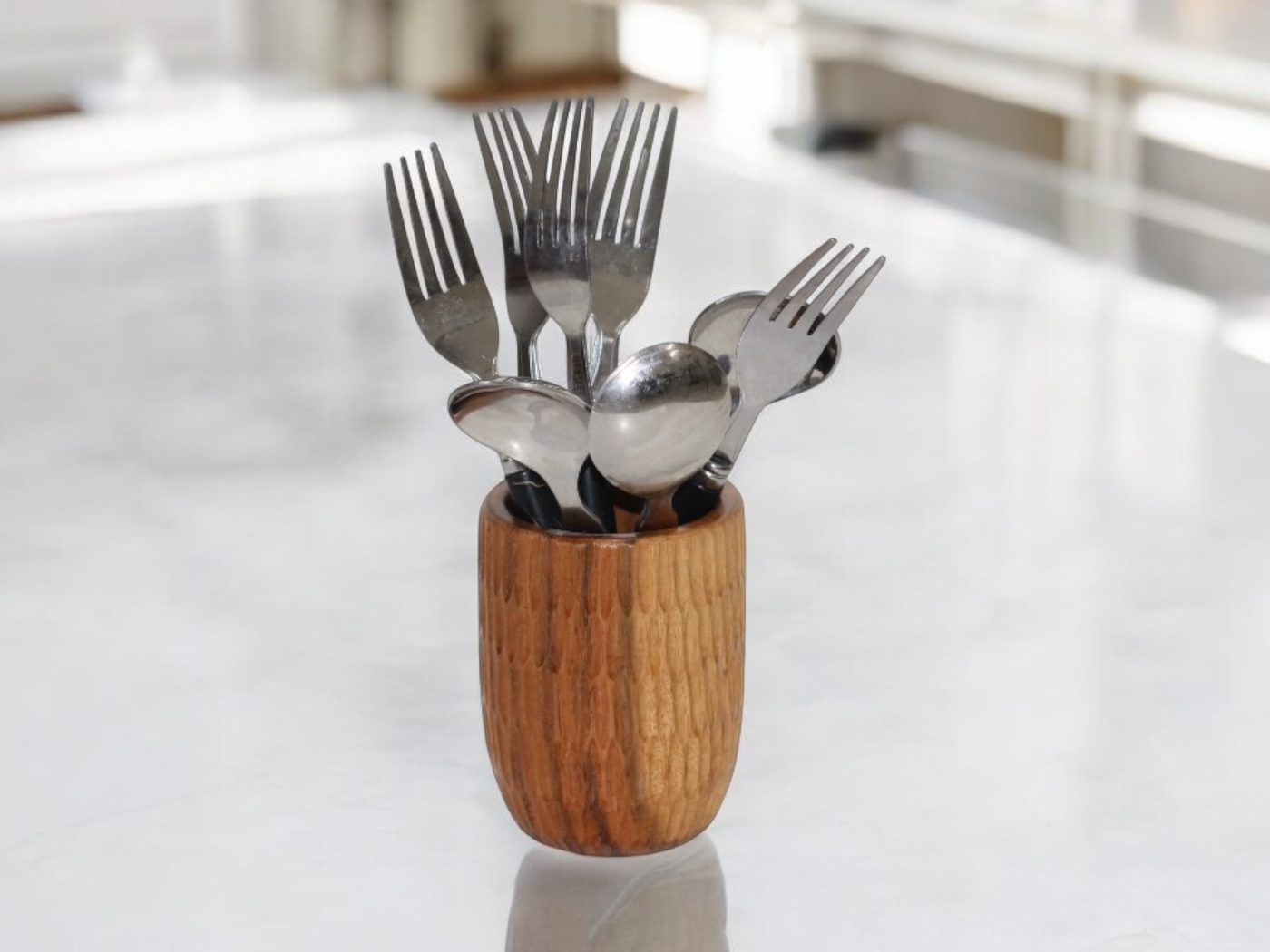 Oscar Multipurpose Wooden Cutlery Holder