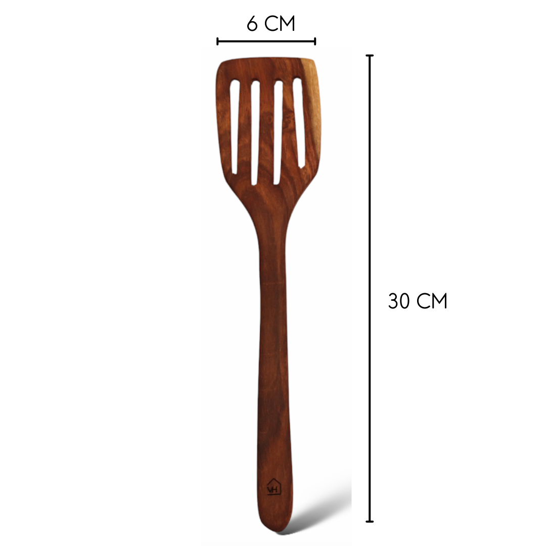 Neem Wood Kitchen Cooking Spoons Set of 2