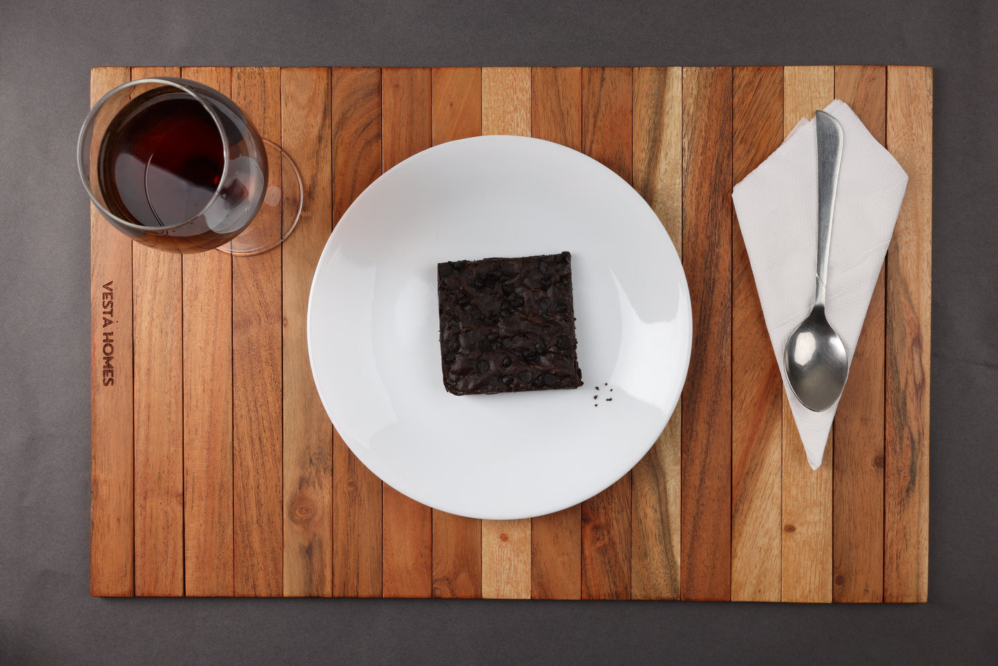 Zgodan Acacia Sofa Arm Tray/ Dinning Mat