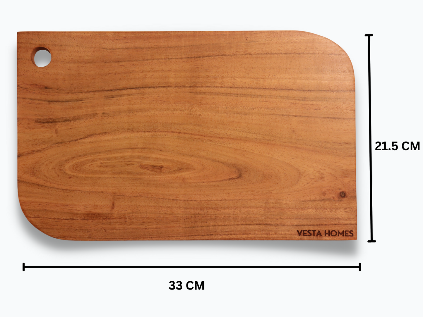 Jupiter Single Block Acacia Wood Chopping Board
