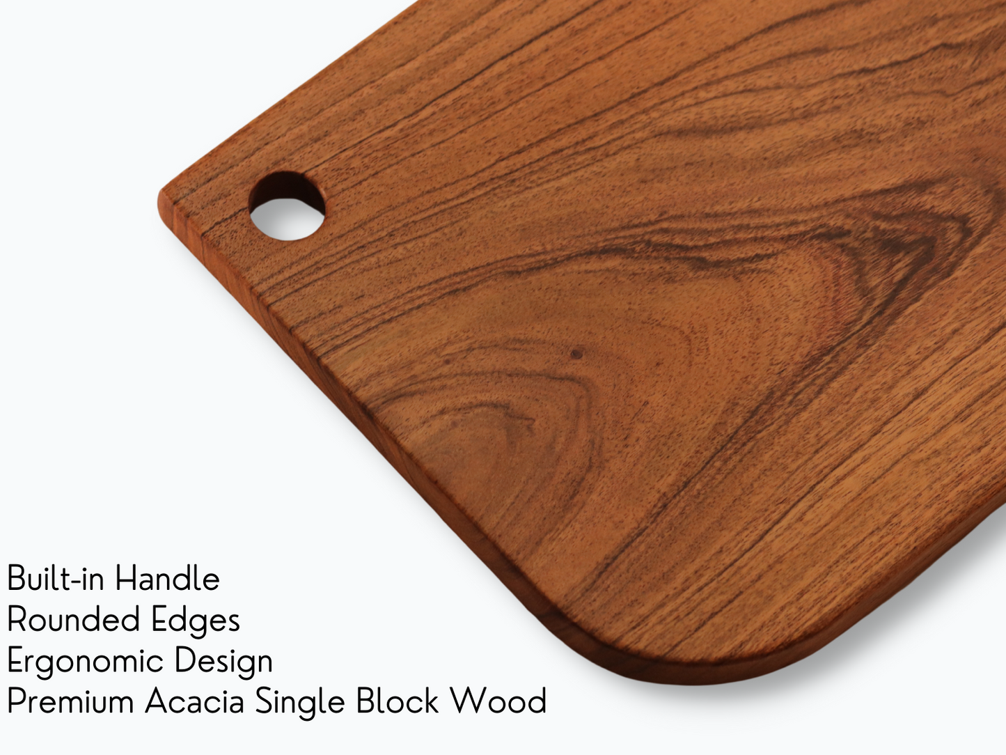 Jupiter Single Block Acacia Wood Chopping Board