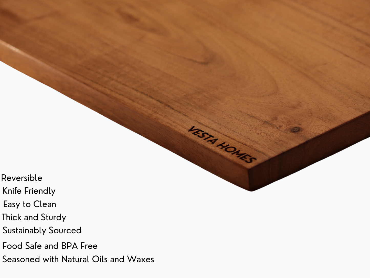 Jupiter Single Block Acacia Wood Chopping Board