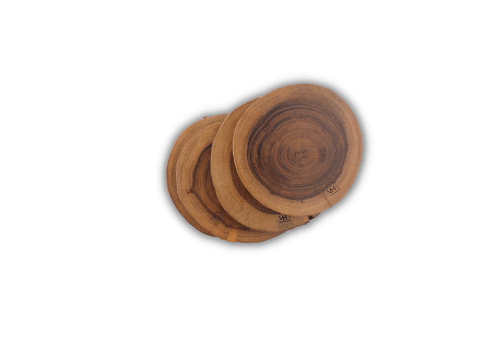 Acacia Log Live Edge Coaster