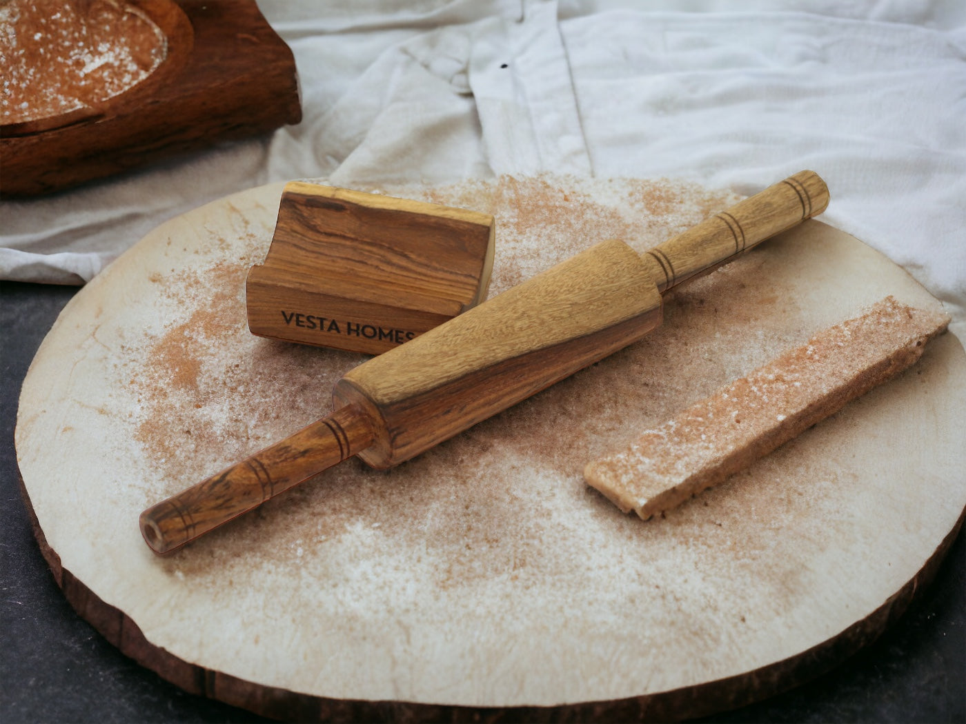 Morbi Chakla & Rolling Pin with Stand