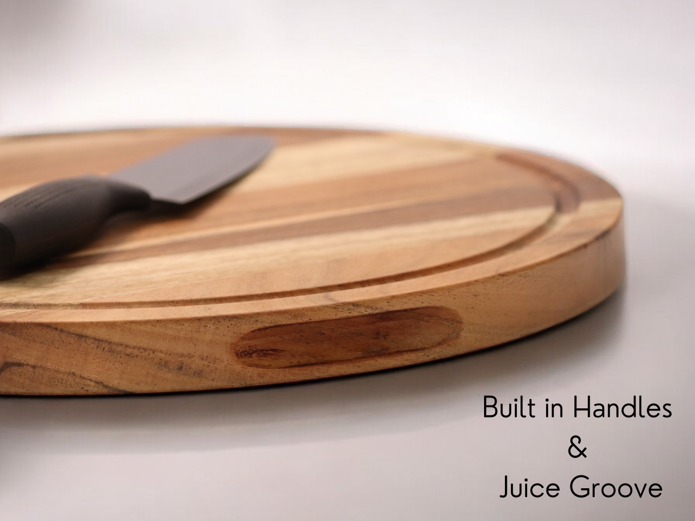 Cierra Round Edge Grain Cutting Board